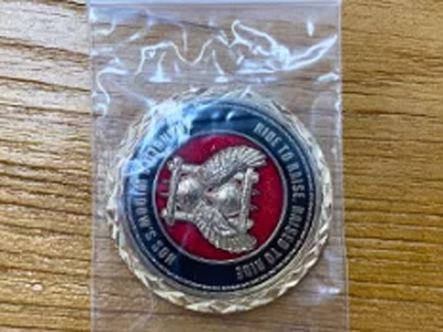 Einzeln verpackter Aufnäher